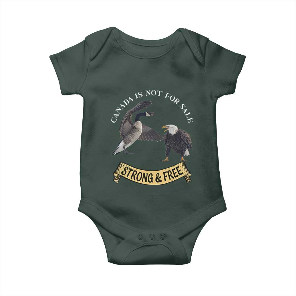 Elbows Up Baby Onesie Canada Is Not For Sale Goose Vs Eagle