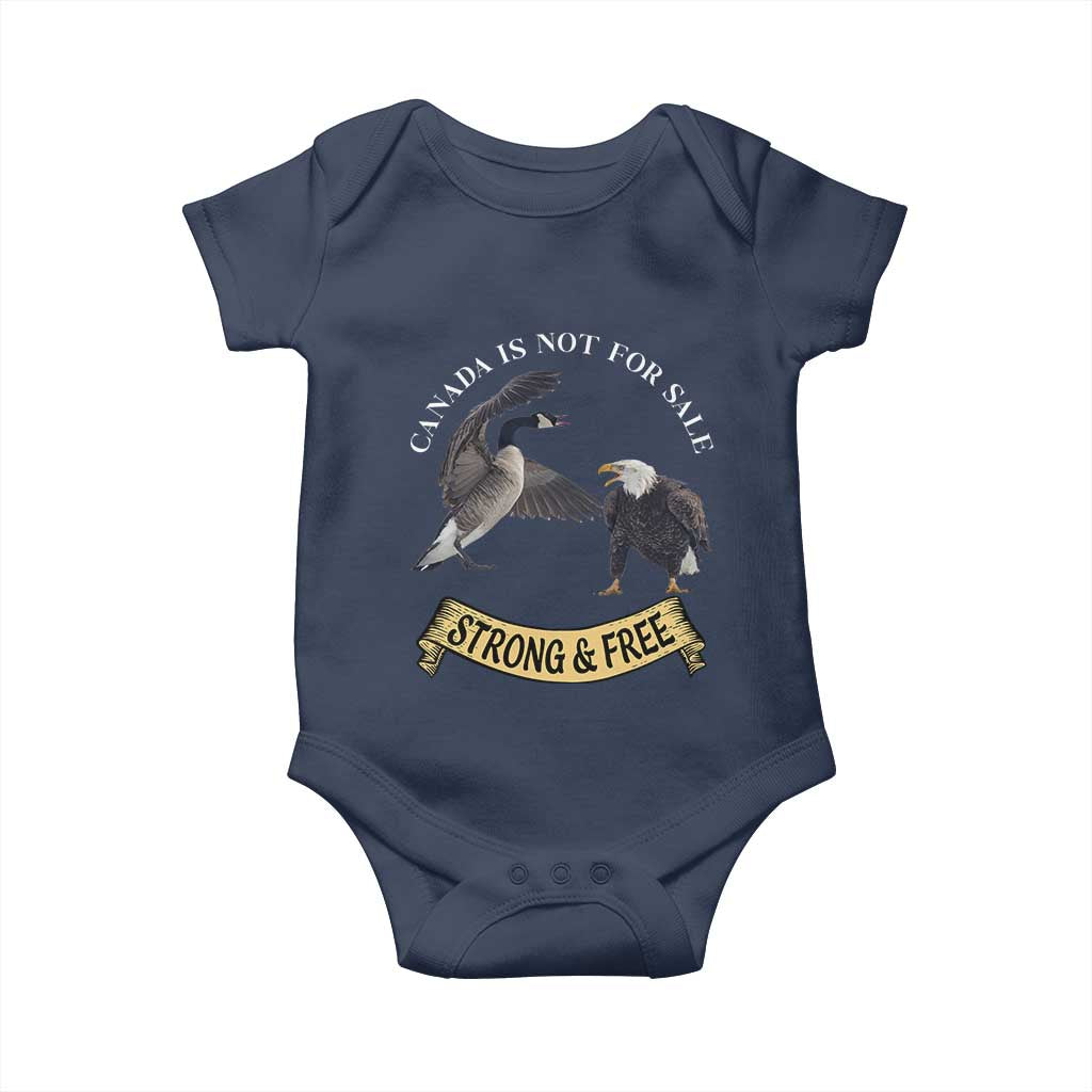 Elbows Up Baby Onesie Canada Is Not For Sale Goose Vs Eagle