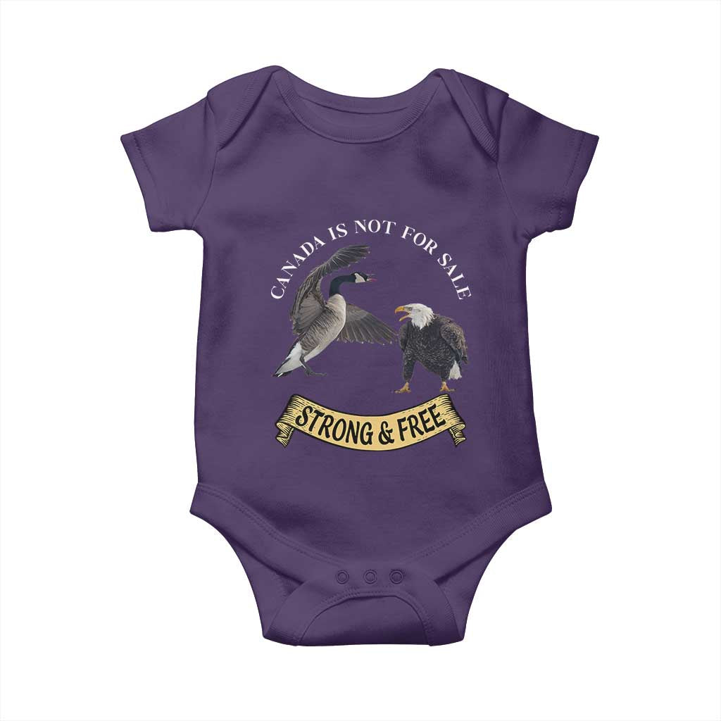 Elbows Up Baby Onesie Canada Is Not For Sale Goose Vs Eagle