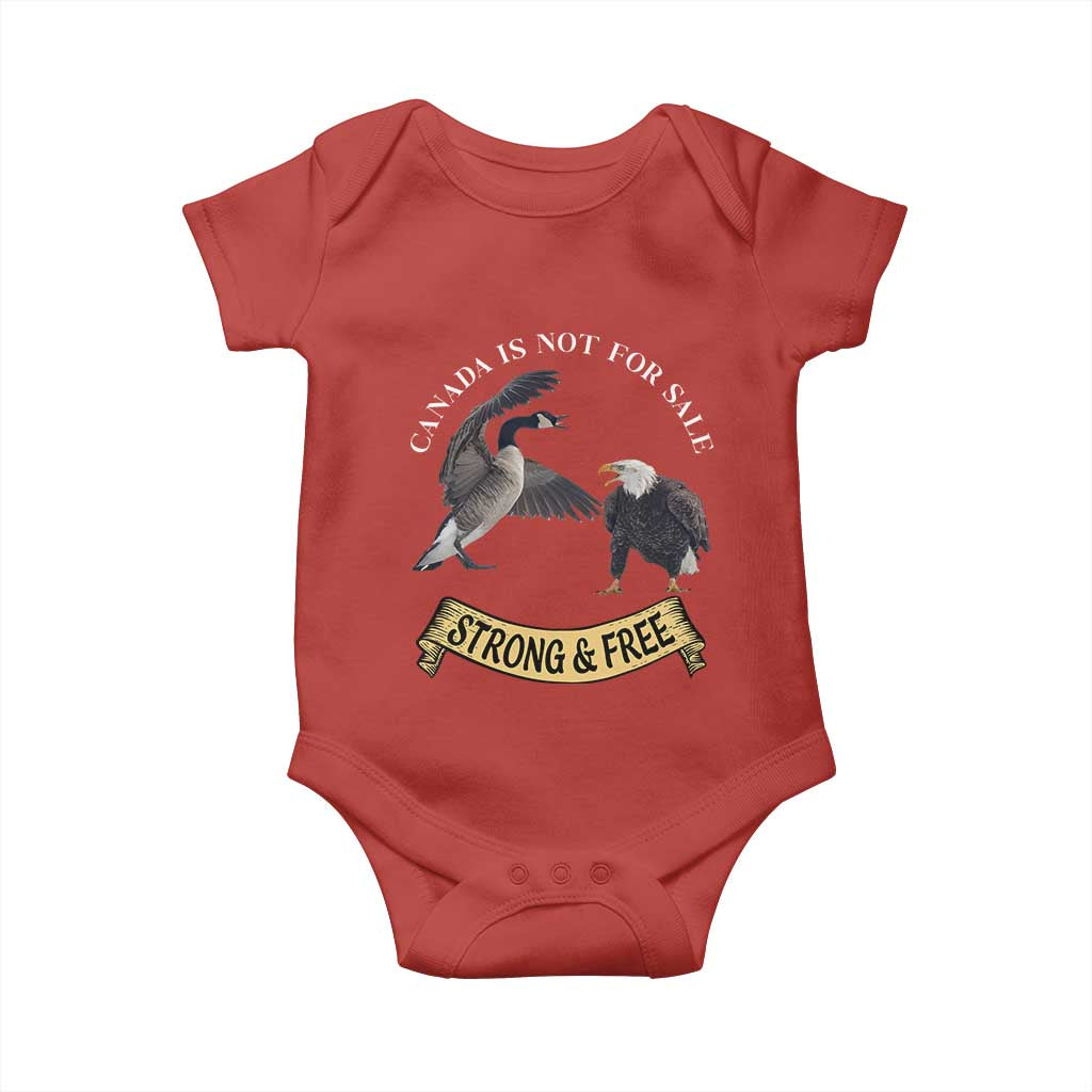 Elbows Up Baby Onesie Canada Is Not For Sale Goose Vs Eagle