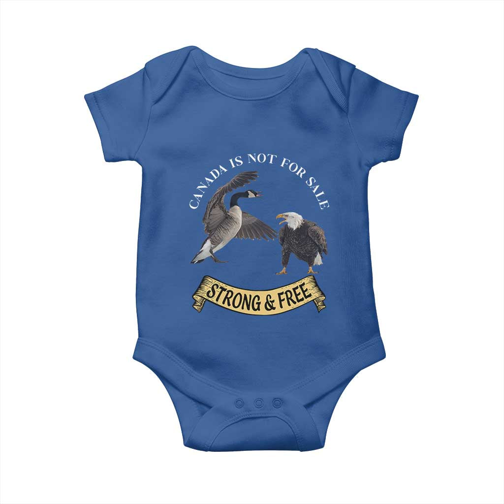 Elbows Up Baby Onesie Canada Is Not For Sale Goose Vs Eagle