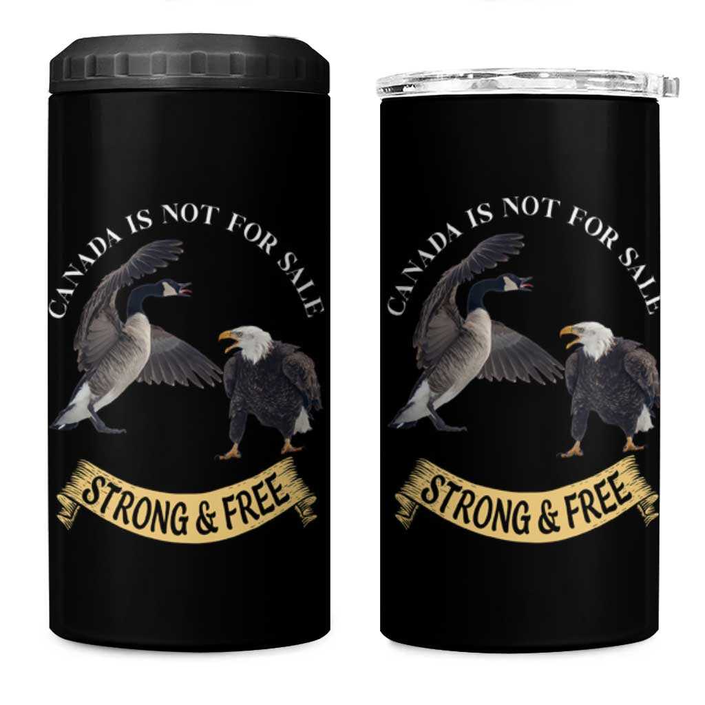 Elbows Up 4 in 1 Can Cooler Tumbler Canada Is Not For Sale Goose Vs Eagle