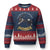 Elbows Up Ugly Christmas Sweater Canada Is Not For Sale Goose Vs Eagle - Wonder Print Shop