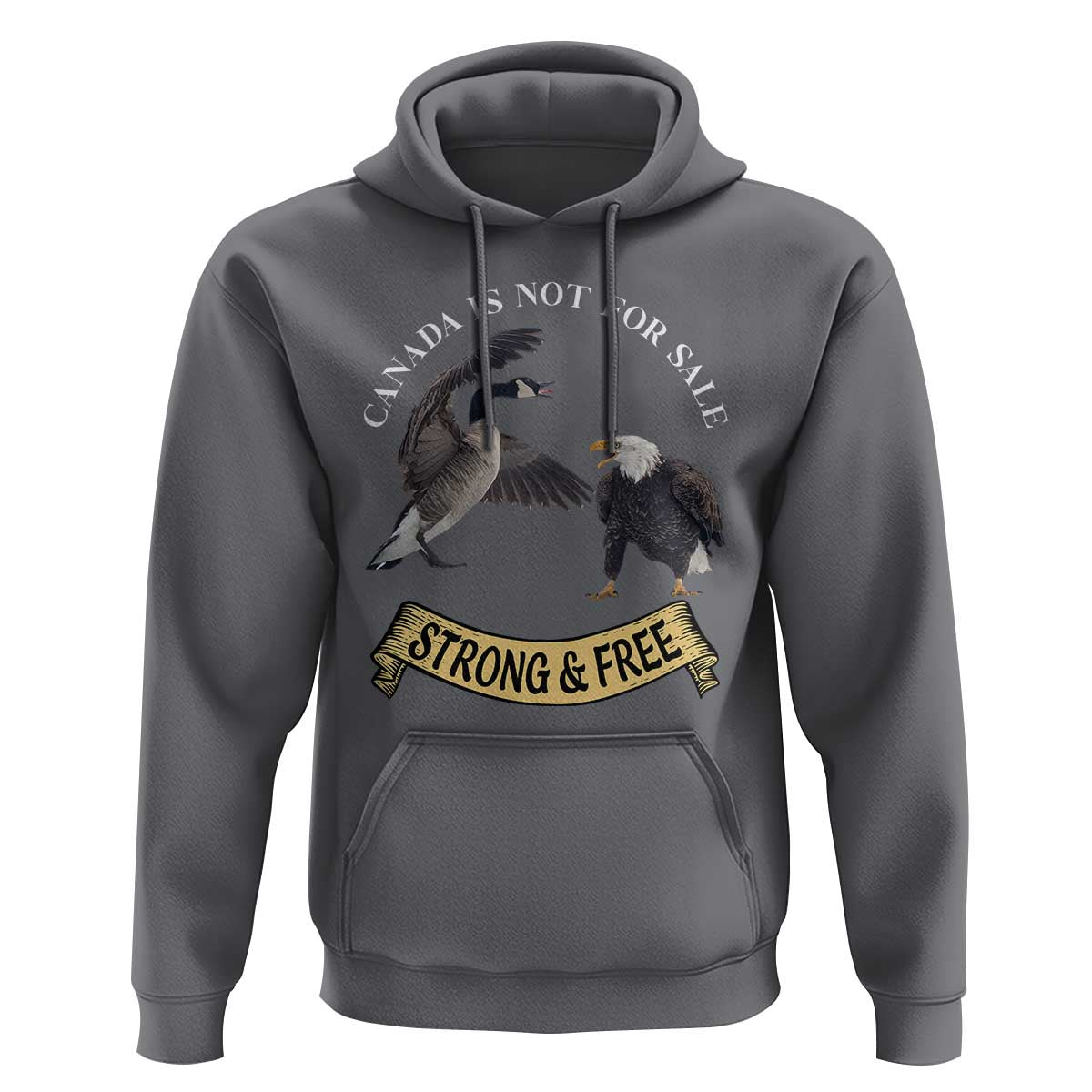 Elbows Up Hoodie Canada Is Not For Sale Goose Vs Eagle