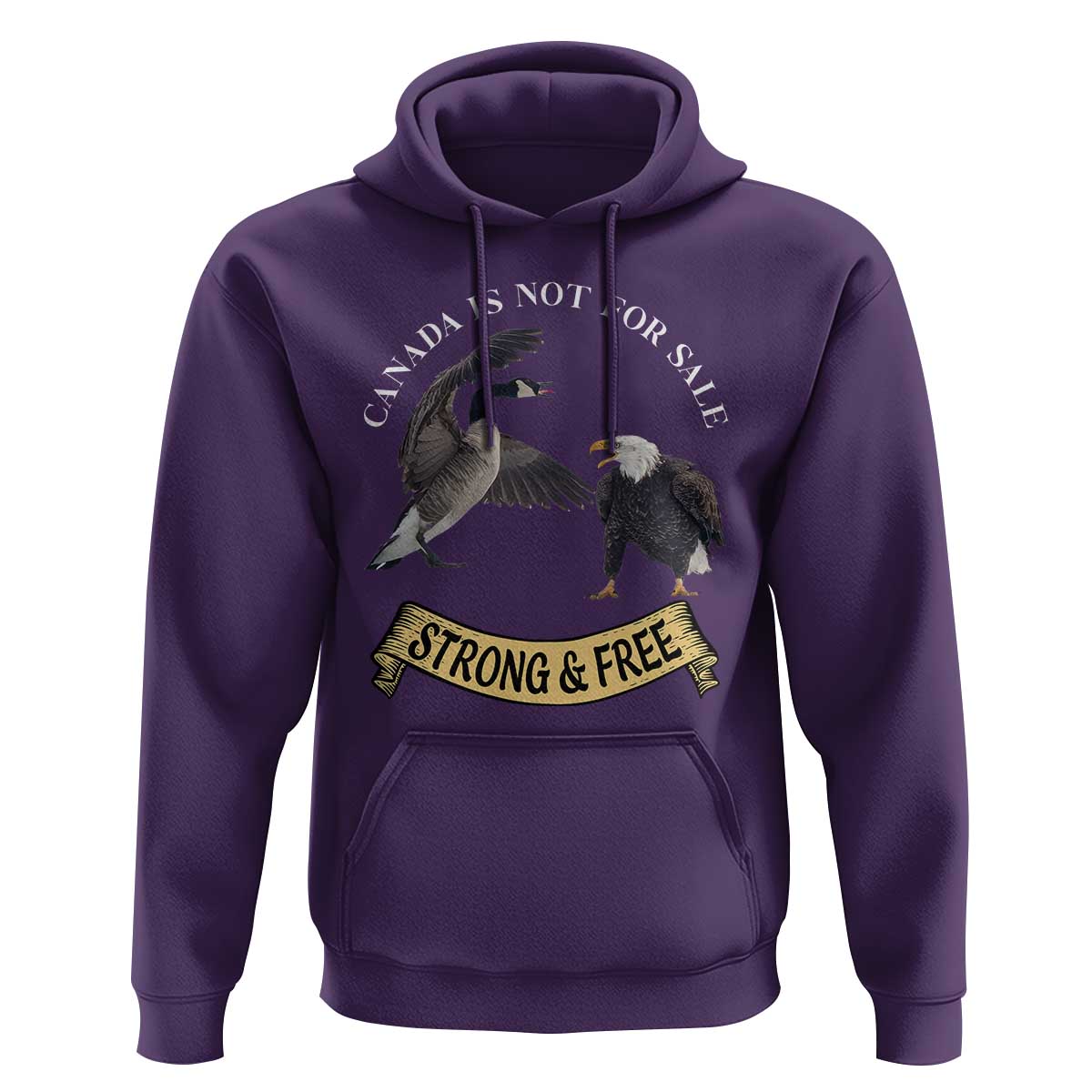 Elbows Up Hoodie Canada Is Not For Sale Goose Vs Eagle