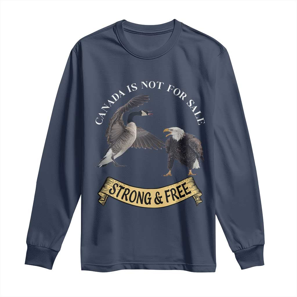 Elbows Up Long Sleeve Shirt Canada Is Not For Sale Goose Vs Eagle