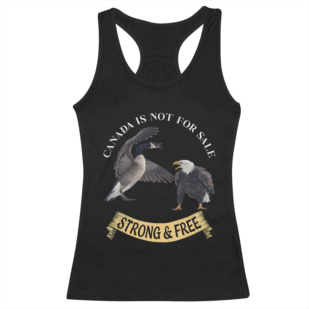 Elbows Up Racerback Tank Top Canada Is Not For Sale Goose Vs Eagle