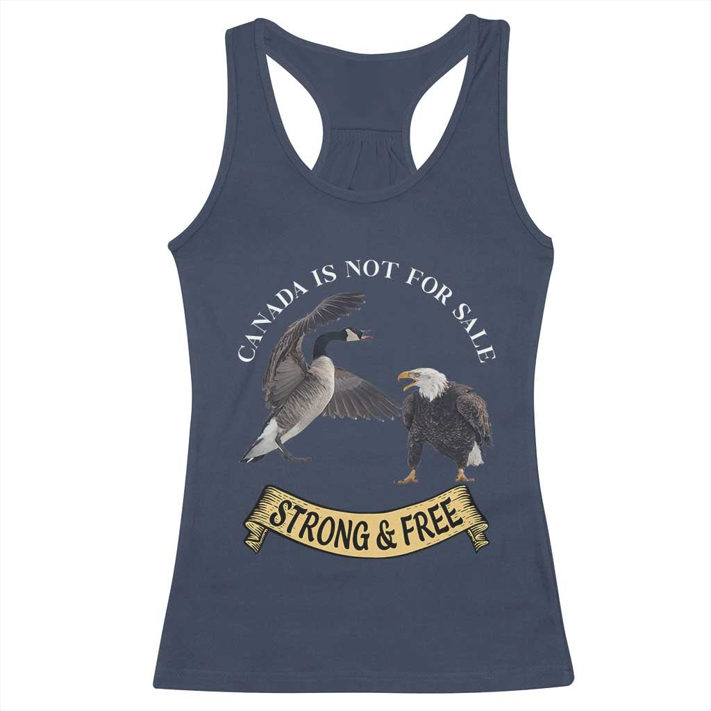 Elbows Up Racerback Tank Top Canada Is Not For Sale Goose Vs Eagle