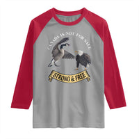 Elbows Up Raglan Shirt Canada Is Not For Sale Goose Vs Eagle