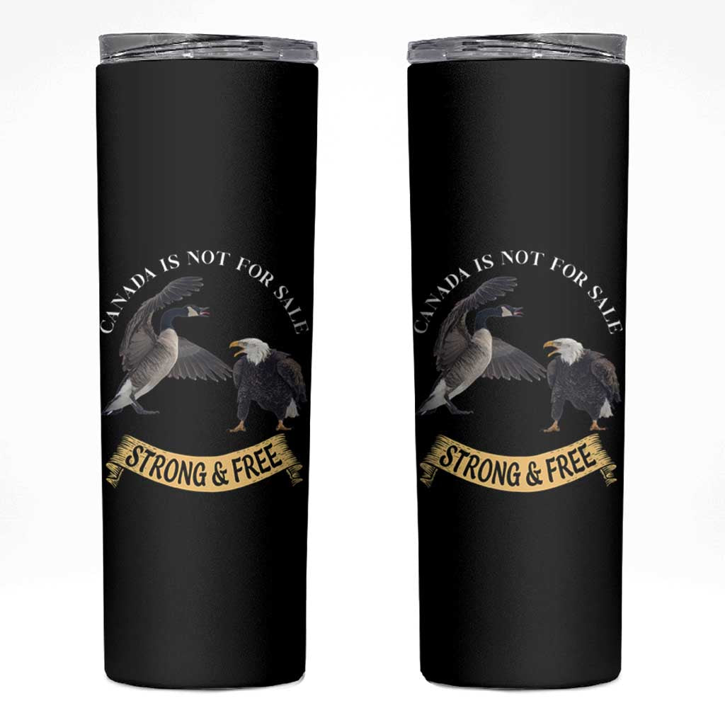 Elbows Up Skinny Tumbler Canada Is Not For Sale Goose Vs Eagle