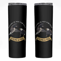 Elbows Up Skinny Tumbler Canada Is Not For Sale Goose Vs Eagle