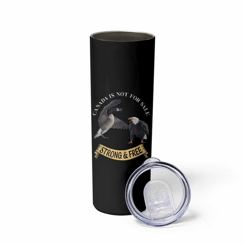 Elbows Up Skinny Tumbler Canada Is Not For Sale Goose Vs Eagle