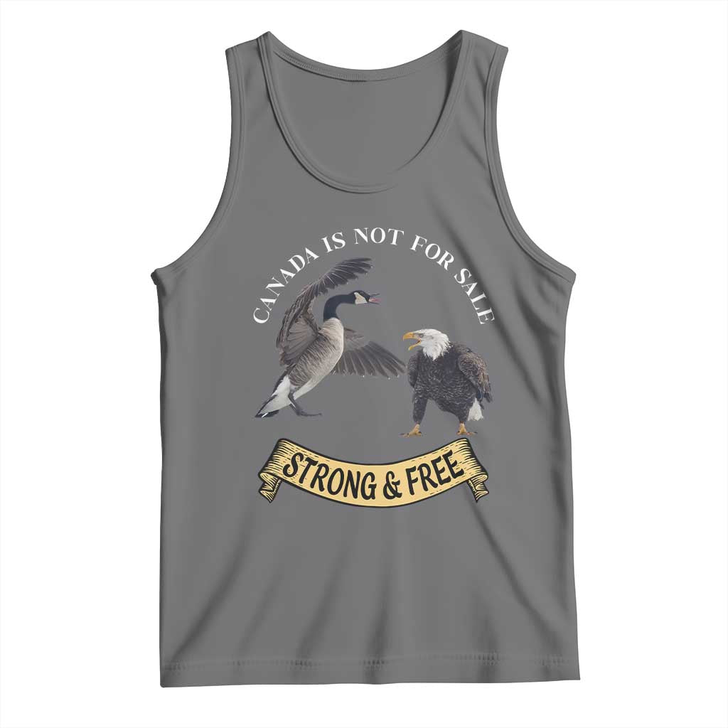 Elbows Up Tank Top Canada Is Not For Sale Goose Vs Eagle