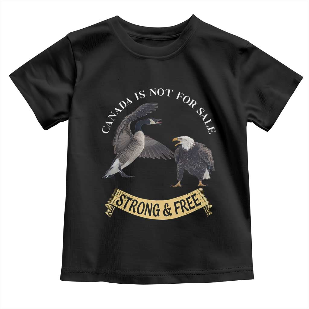 Elbows Up Toddler T Shirt Canada Is Not For Sale Goose Vs Eagle