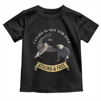 Elbows Up Toddler T Shirt Canada Is Not For Sale Goose Vs Eagle