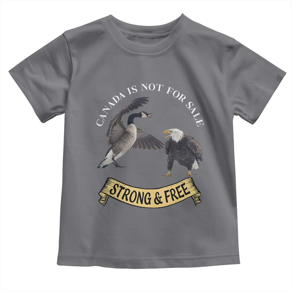 Elbows Up Toddler T Shirt Canada Is Not For Sale Goose Vs Eagle