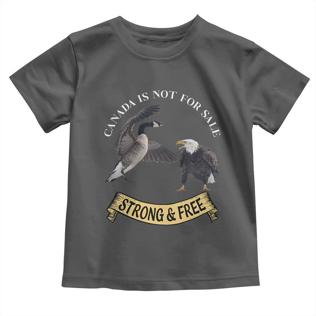 Elbows Up Toddler T Shirt Canada Is Not For Sale Goose Vs Eagle