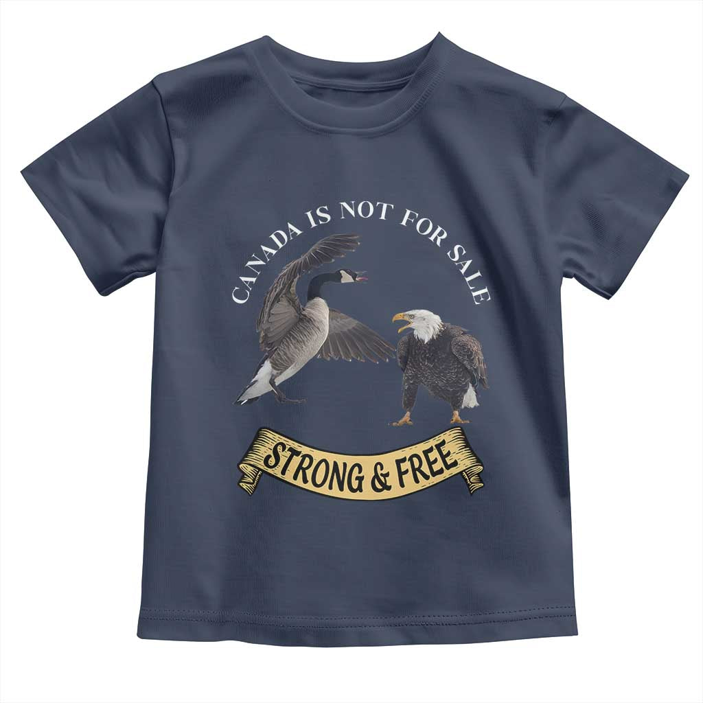 Elbows Up Toddler T Shirt Canada Is Not For Sale Goose Vs Eagle