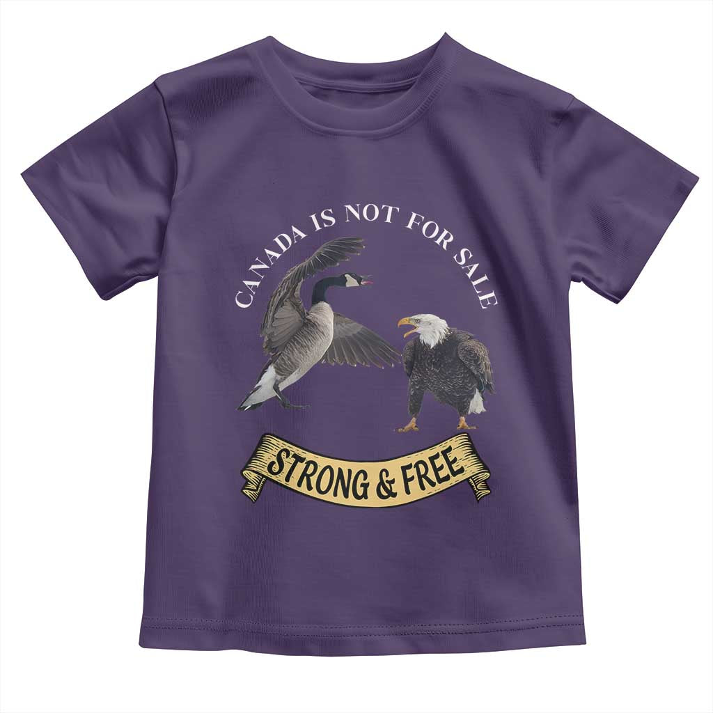 Elbows Up Toddler T Shirt Canada Is Not For Sale Goose Vs Eagle