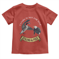 Elbows Up Toddler T Shirt Canada Is Not For Sale Goose Vs Eagle