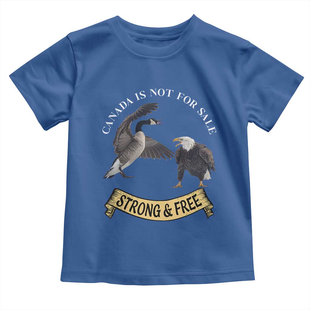 Elbows Up Toddler T Shirt Canada Is Not For Sale Goose Vs Eagle