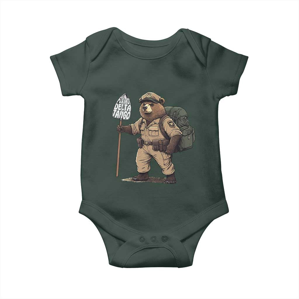Foxtrot Delta Tango Resist Bear Baby Onesie