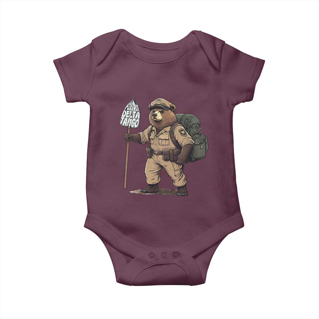 Foxtrot Delta Tango Resist Bear Baby Onesie