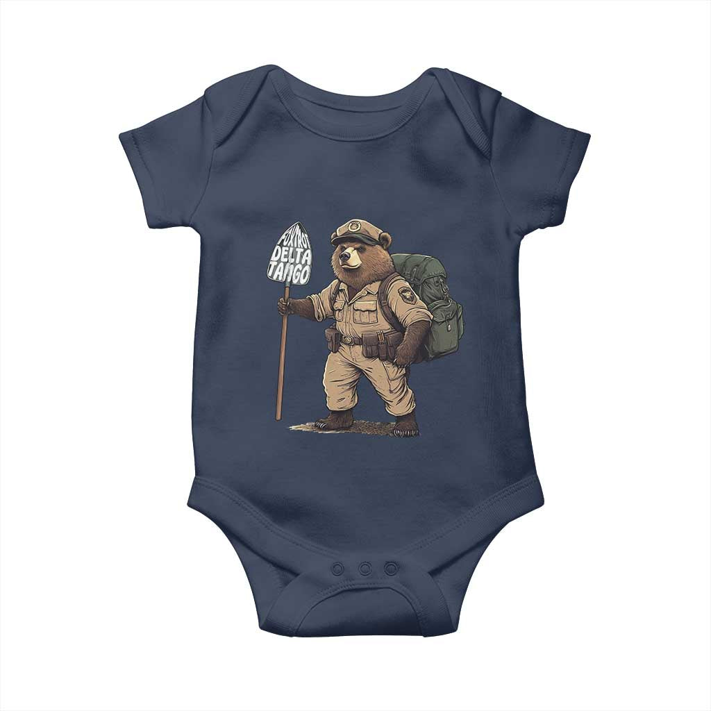 Foxtrot Delta Tango Resist Bear Baby Onesie