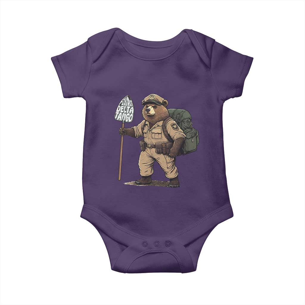 Foxtrot Delta Tango Resist Bear Baby Onesie