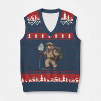 Foxtrot Delta Tango Resist Bear V-Neck Knit Sweater Vest - Wonder Print Shop