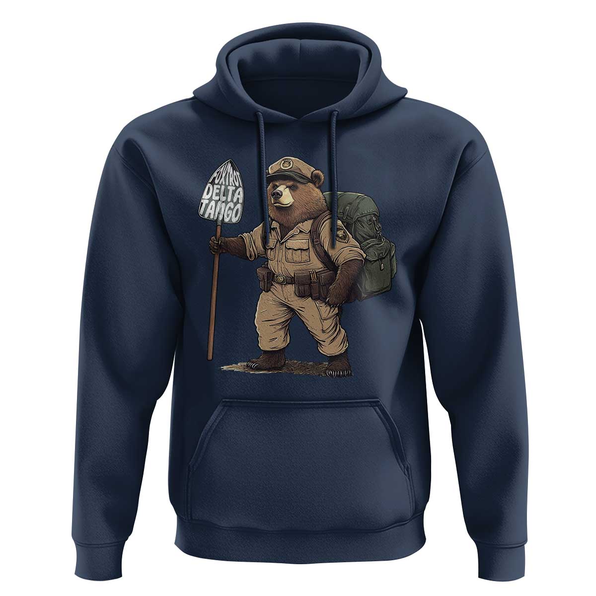 Foxtrot Delta Tango Resist Bear Hoodie
