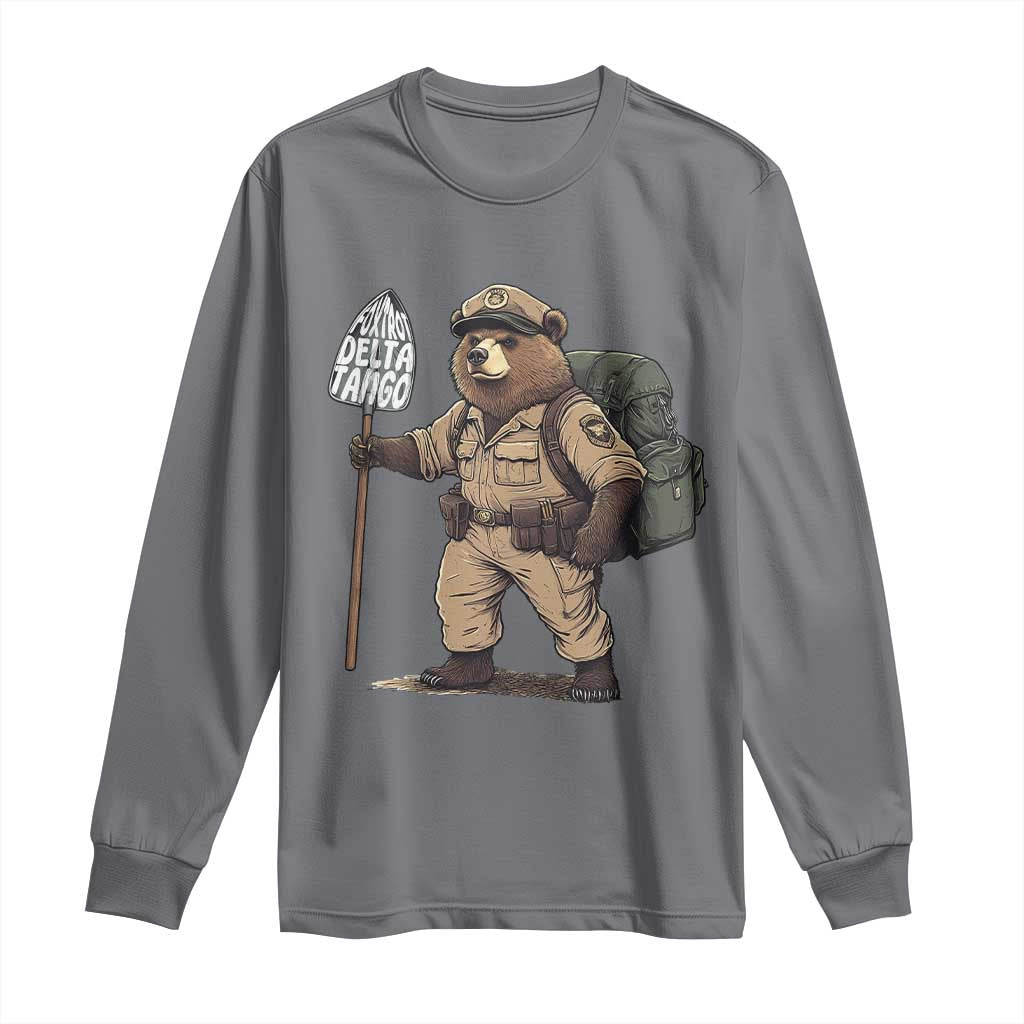 Foxtrot Delta Tango Resist Bear Long Sleeve Shirt
