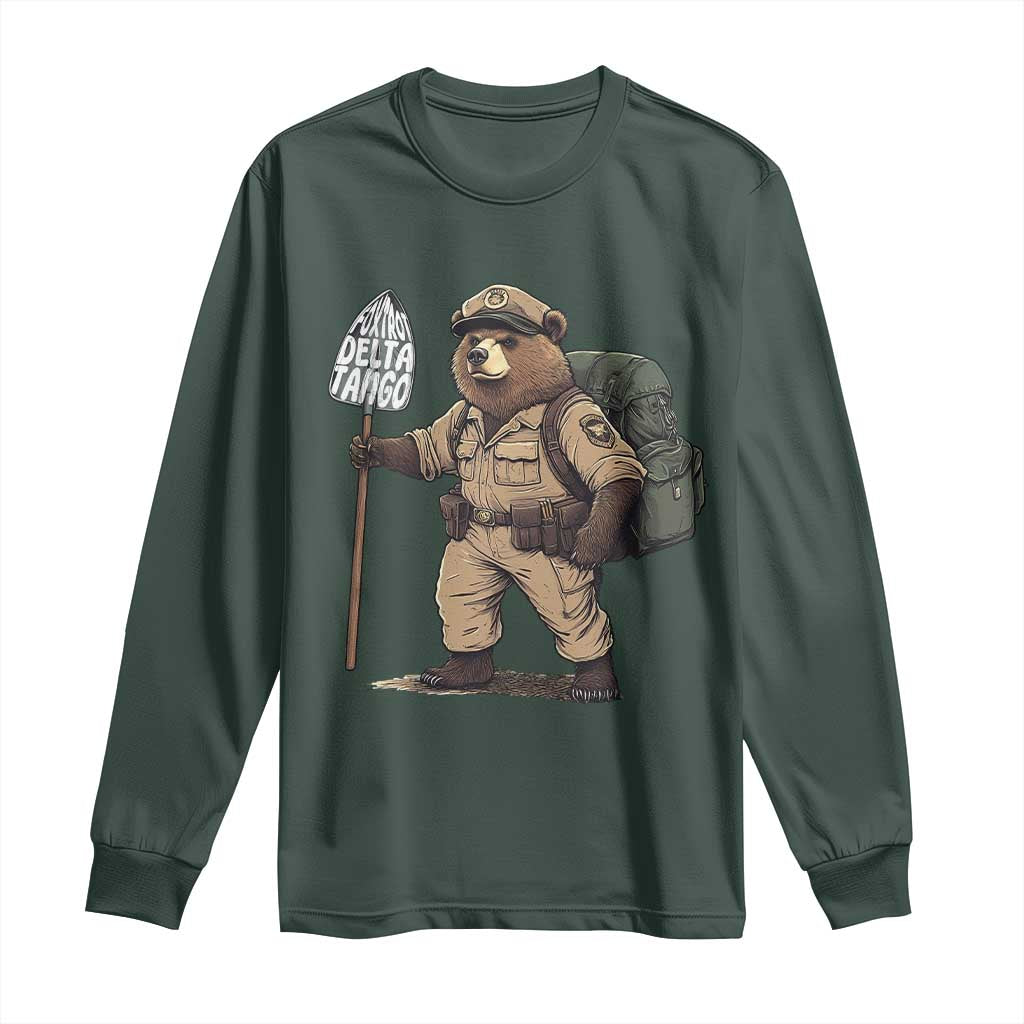 Foxtrot Delta Tango Resist Bear Long Sleeve Shirt