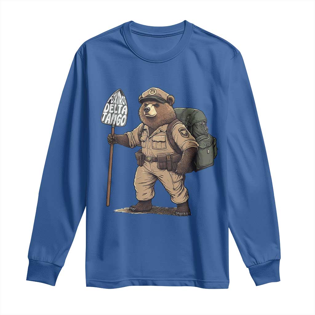 Foxtrot Delta Tango Resist Bear Long Sleeve Shirt