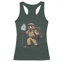 Foxtrot Delta Tango Resist Bear Racerback Tank Top
