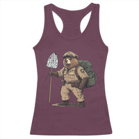 Foxtrot Delta Tango Resist Bear Racerback Tank Top