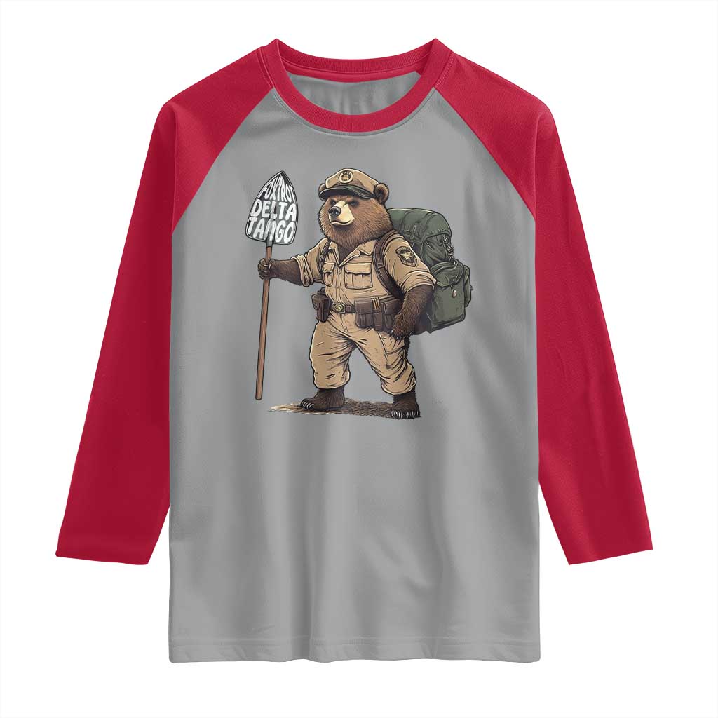 Foxtrot Delta Tango Resist Bear Raglan Shirt