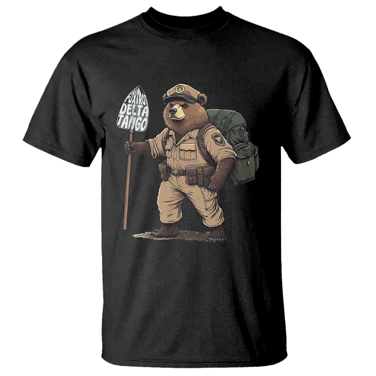 Foxtrot Delta Tango Resist Bear T Shirt