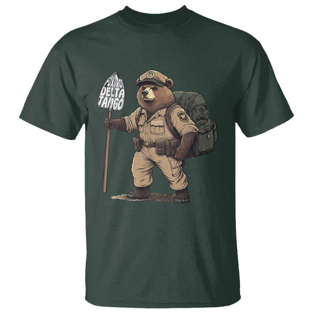 Foxtrot Delta Tango Resist Bear T Shirt