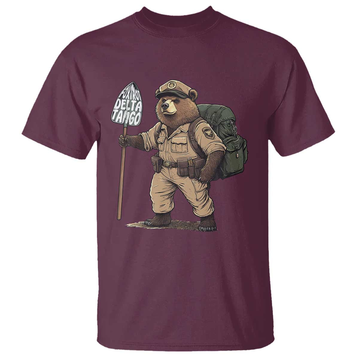 Foxtrot Delta Tango Resist Bear T Shirt