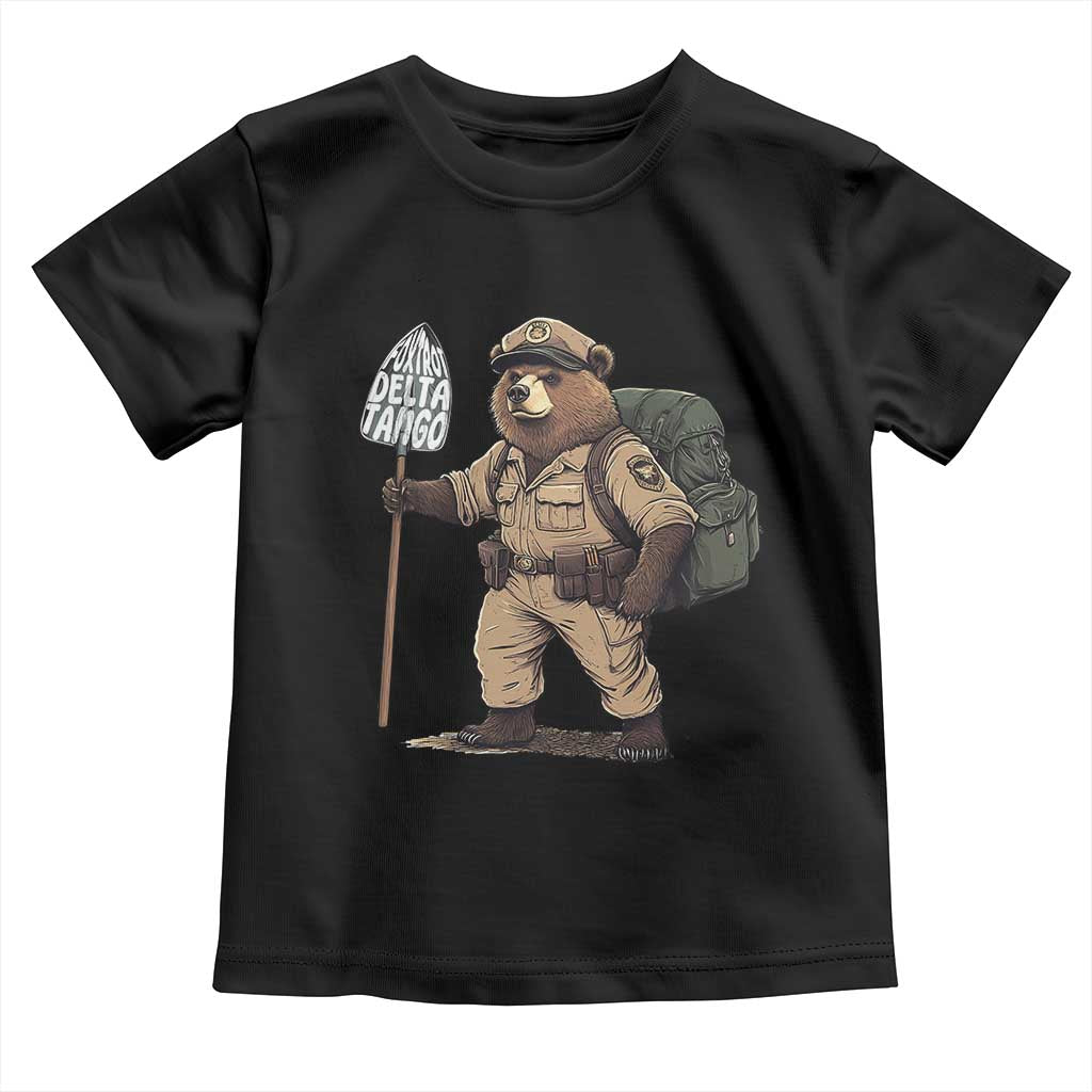 Foxtrot Delta Tango Resist Bear Toddler T Shirt