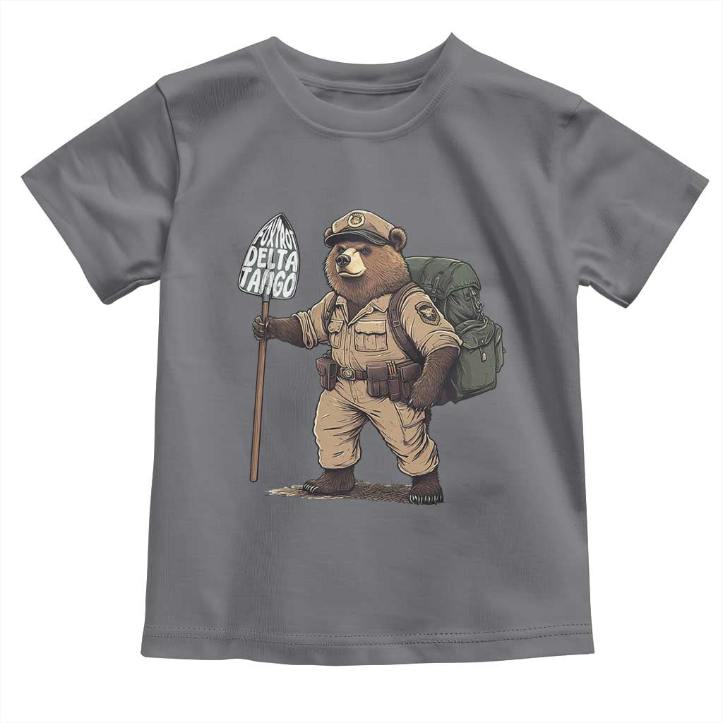 Foxtrot Delta Tango Resist Bear Toddler T Shirt