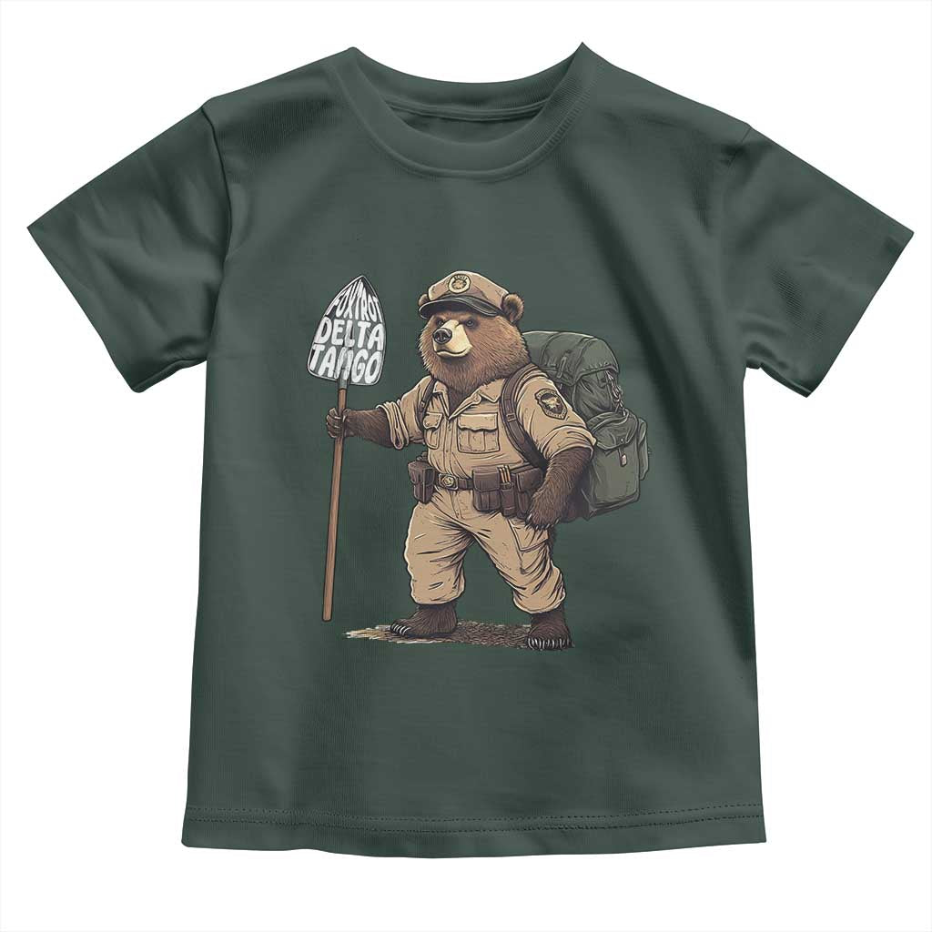 Foxtrot Delta Tango Resist Bear Toddler T Shirt