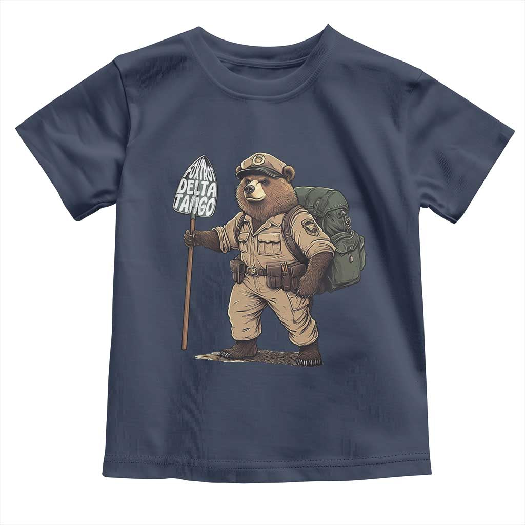 Foxtrot Delta Tango Resist Bear Toddler T Shirt