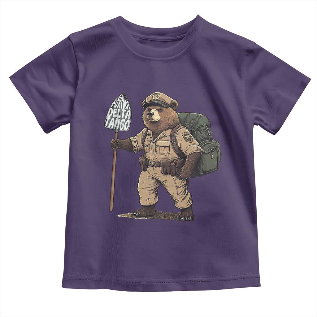 Foxtrot Delta Tango Resist Bear Toddler T Shirt
