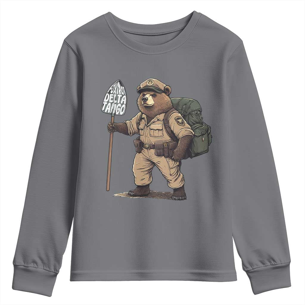 Foxtrot Delta Tango Resist Bear Youth Sweatshirt