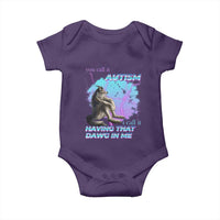 Funny Autistic Alpha Wolf Meme Baby Onesie You Call It Autism I Call It Having That Dawg In Me