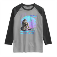 Funny Autistic Alpha Wolf Meme Raglan Shirt You Call It Autism I Call It Having That Dawg In Me