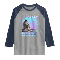 Funny Autistic Alpha Wolf Meme Raglan Shirt You Call It Autism I Call It Having That Dawg In Me