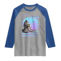 Funny Autistic Alpha Wolf Meme Raglan Shirt You Call It Autism I Call It Having That Dawg In Me